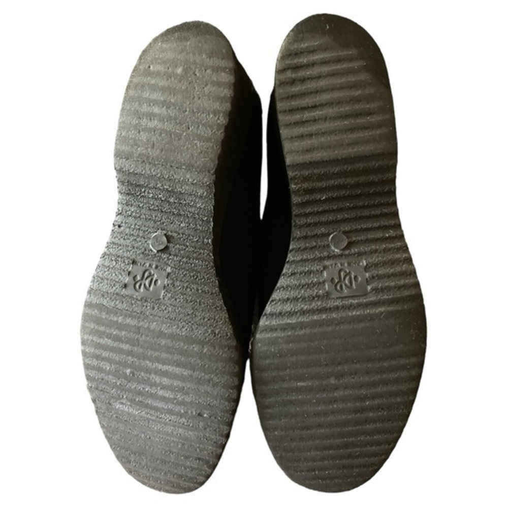 Donald Pliner Womens Loafers Croc Embossed Cap Toe Black Microfiber Slip On 7.5 - Picture 6 of 6